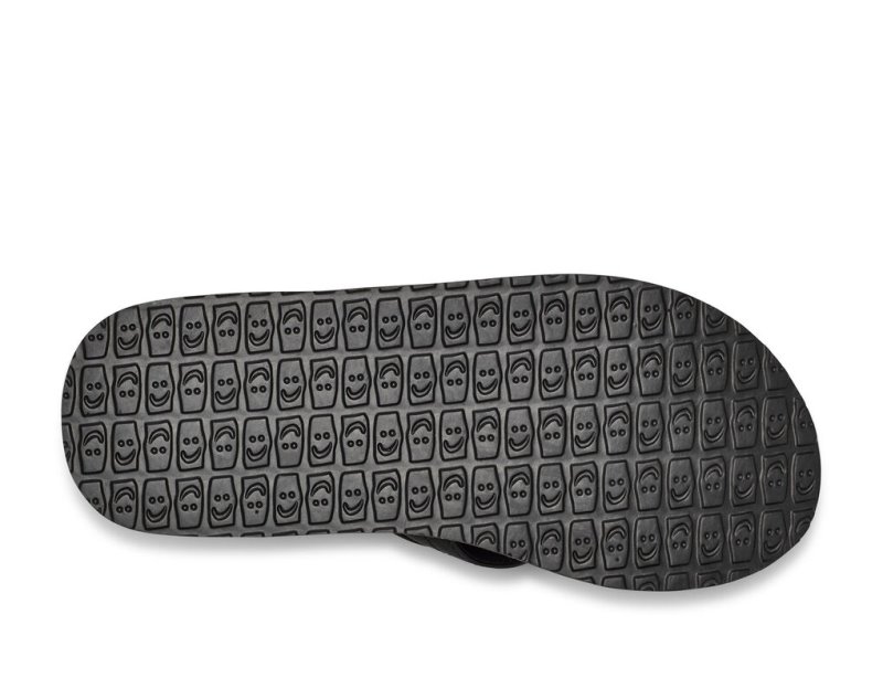 Sanuk Ziggy Vatten-Friendly Flip Flop Herr Svarta | JSOP1406