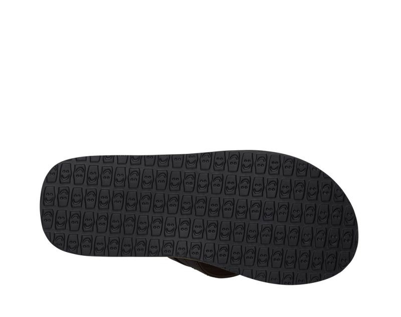 Sanuk Ziggy Vatten-Friendly Flip Flop Herr Mörkbruna | JSOP1408