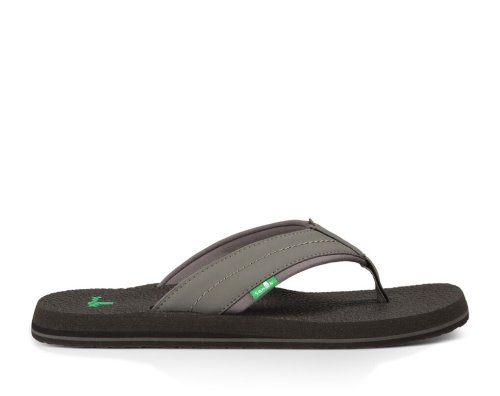 Sanuk Beer Cozy 2 Flip Flop Herr Charcoal | JSOP1301