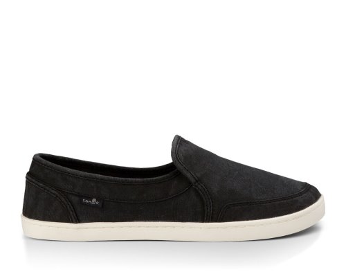 Sanuk Pair O Dice Slip-on Sneakers Dam Svarta | JSOP1153