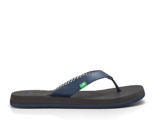 Sanuk Yoga Mat Flip Flop Dam Marinblå | JSOP1240