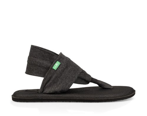 Sanuk Yoga Slingback 2 Sandaler Dam Charcoal | JSOP1269